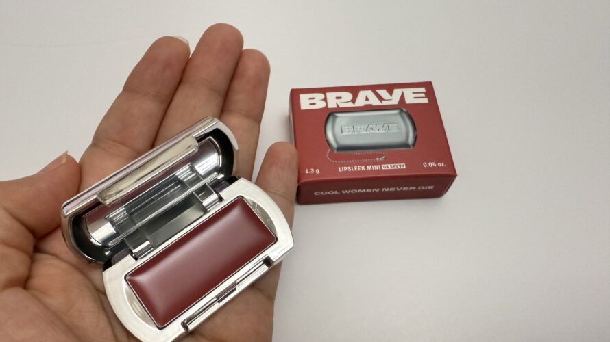 【BRAYE】ポーチの必需品!リップにもチークにもなるリップスリークミニ(ミラー付き)